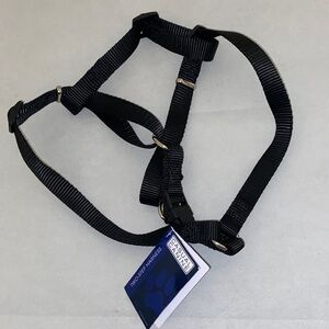 Casual Canine medium 2 Step Harness 15-25 x 5/8 Black New in bag
